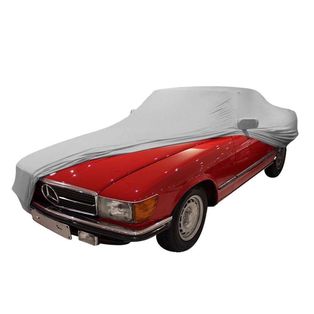 Maßgeschneiderte Autoabdeckung passend für Mercedes-Benz W112 1961-1967  indoor (12 farben) mit Spiegeltaschen, OEM-Qualität und Passform