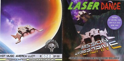 Laserdance   Mission Hyperdrive    new cd  Limited ed. nr. 20 of 100   signed