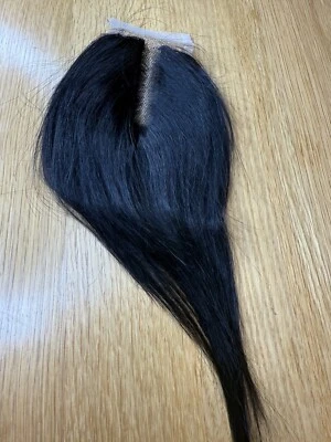 VIRGIN BRAZILIAN 2X2 LACE CLOSURE STRAIGHT BRAZILIAN HUMAN HAIR Lace CLOSURE 10 INCHES