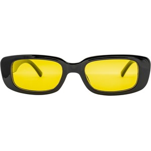 small rectangular sunglasses black