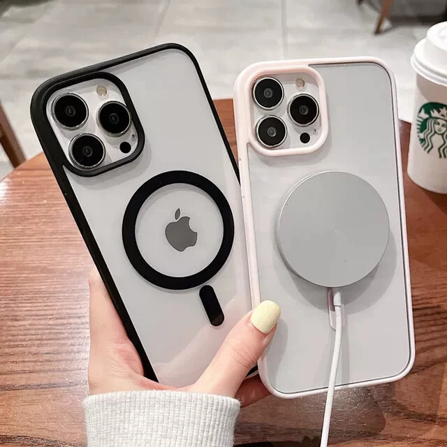 HOT For iPhone 14 Plus 13 Pro Max 12 11 Shockproof MagSafe Clear Bumper Case - Image 3 of 4