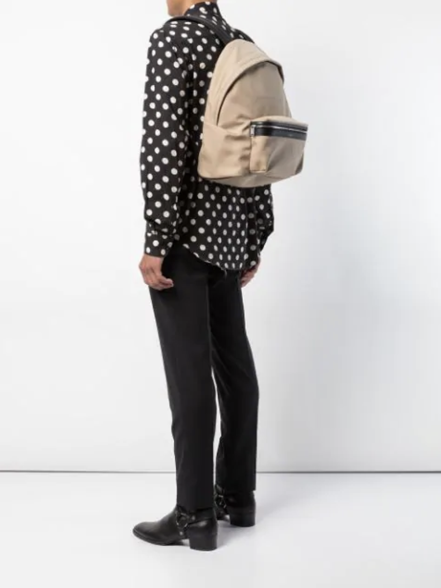 Saint laurent Paris small city backpack tan YSL Yves bag Saint laurent Paris small city backpack tan YSL Yves bag