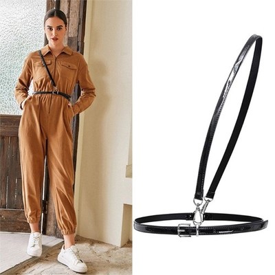 PU Waist Belt Strap Suspender Braces Belt Women Fashion Accessories