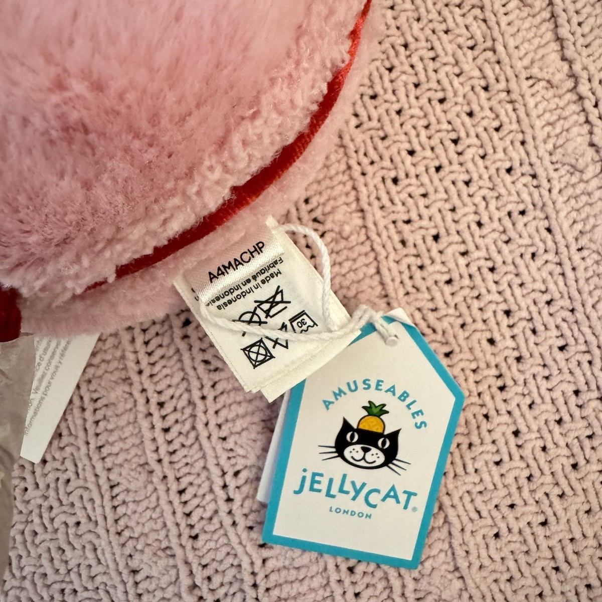 ❤️🩷 Bundle Authentic Jellycat Amuseables Red & Pink Heart