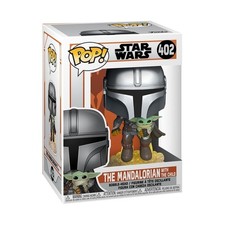 Funko Pop! Star Wars: The Mandalorian - Mando Flying With Jet Pack - Figura in V
