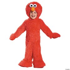 Disfraz de Peluche Elmo Extra Deluxe, (12-18 Meses)