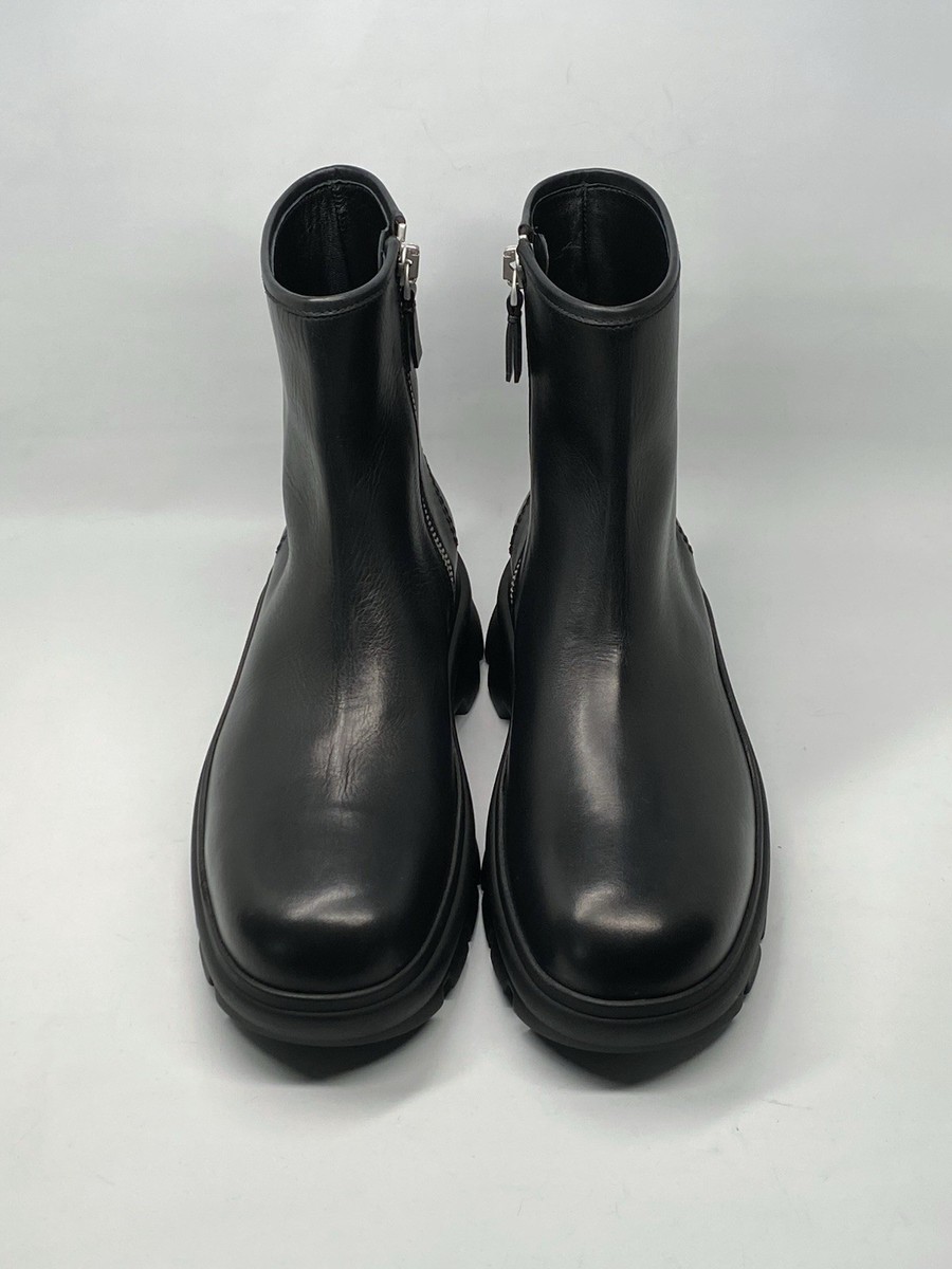 Jil Sander Leather Zip Ankle boots size 41/us size 8 Retail