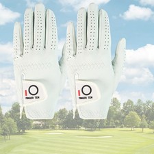Men's Golf Gloves 2 Pack Rain Grip Left Hand Fot Right Handed Golfer All Weather