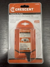 Crescent utility knife hook blades 35 piece dispenser