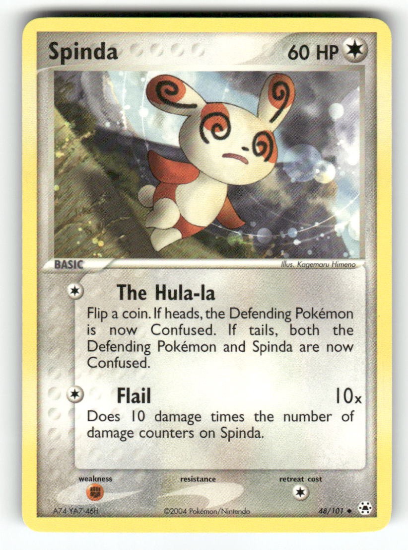 Spinda 48/101 - UC Hidden Legends Pokemon NM