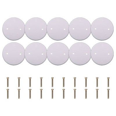 10Pcs Ceiling Blank Up Covers Flat Blank Plate Ceiling Light Cover Plate