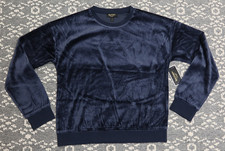 New Juicy Couture Black Label Velour Paradise Cove Pullover - MEDIUM - Regal