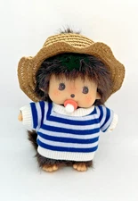 Factory Bebichhichi Keychain 6" Monkey Plush Doll Toy with Hat and Shirt