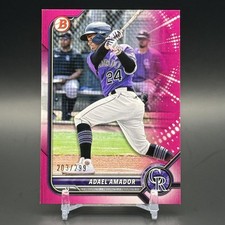 Adael Amador 2022 Bowman Prospects Fuchsia #BP-109 #/299
