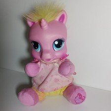 MY LITTLE PONY "RARITY THE UNICORN" PLUSH TOY 9" INTERACTIVE TOY 2007 WORKS