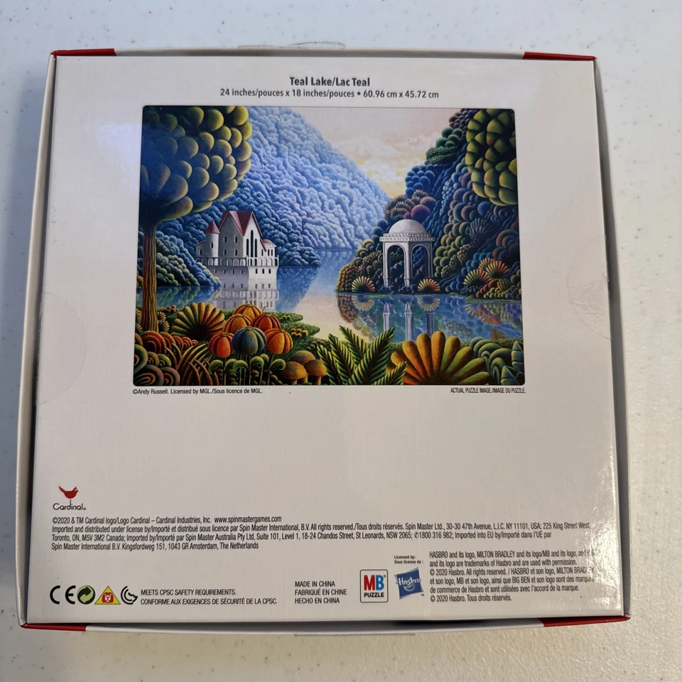 Rompecabezas Big Ben 500 piezas de Teal Lake 24"X 18"  Foto 2 de 2