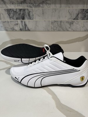Men s Puma Ferrari FutureKart Cat White Sneakers US13