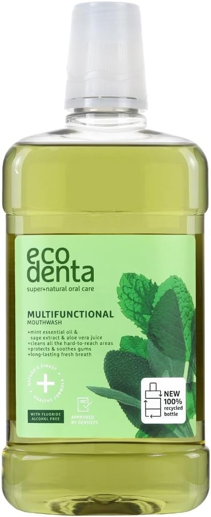 Ecodenta Super + natural oral care Multifunctional Mouthwash 500ml X 2