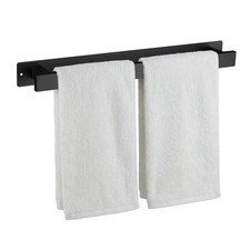 Bathroom Towel Bars,16-Inch Stainless Steel Bar for Large 16inch, Black