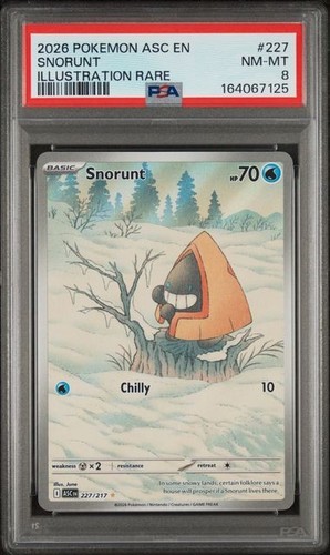 Snorunt graded PSA 8 for sale on eBay