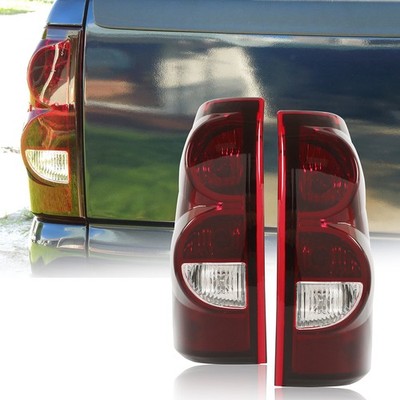 Ecotric Smoke Red Tail Lights Pair for 2003-2007 Chevy Silverado 1500 2500 3500