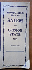 Salem Oregon State 1930s Thomas Bros. Street ...
