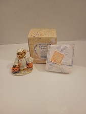 Cherished Teddies Stacie Ghost Pumpkin You Lift My Spirit Halloween 617148 Box