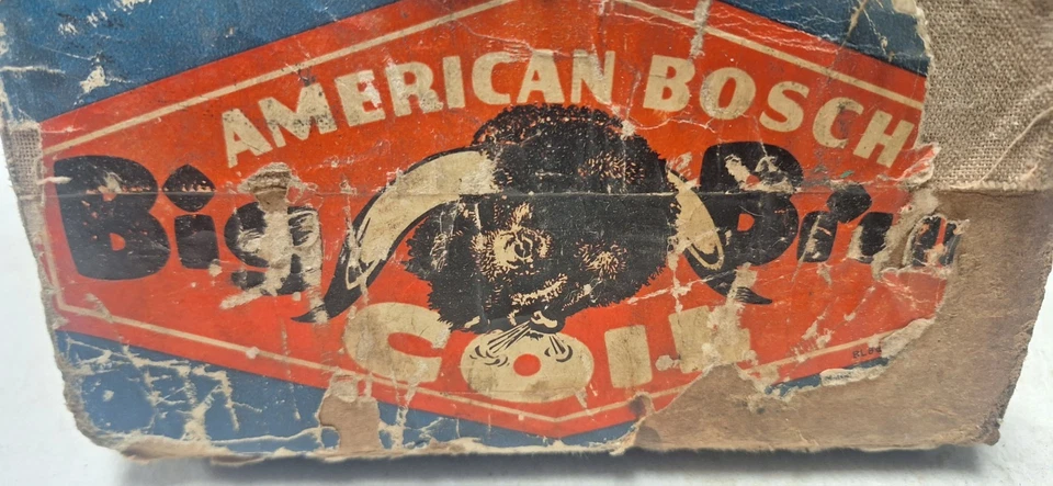 美国博世 Big Brute 6 伏老式 IGNITION COIL 战前 NOS — 第 2/4 张图片