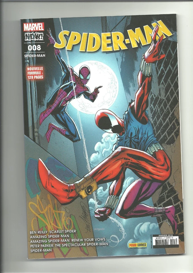 SPIDERMAN 8 (PORT OFFERT/BD SUPPLEMENTAIRES) MARVEL NOW PANINI COMICS 2017 - Photo 1/1