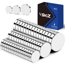45Pcs Small Magnets, 3 Assorted Sizes Rare Earth Magnets, Tiny Round Neodymium D