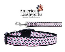 Made In America - Nylon Leashes and Collars - Moustache Love