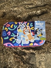 Bluey and Bingo Zipper Hard Shell Pencil Case for Kids