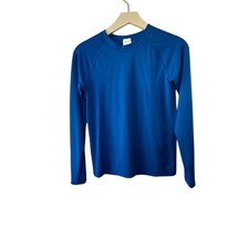 Hanna Andersson Blue Long Sleeve Rash Guard Boy's US 12