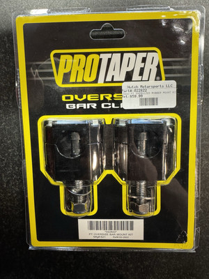 ProTaper - 022822 Universal Rubber Mount Kit Black Oversized Pro Taper 2822