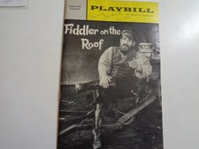 Fiddler On The Roof Playbill Imperial Theatre 1966 Herschel Bernardi