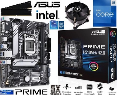 PC Aufrüstkit Bundle Intel Core i5-10400 bis 32GB DDR4 mit ASUS Prime H510M-A   