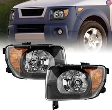 Headlight Assembly Compatible with 2003 2004 2005 2006 Honda Element Halogen