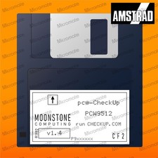 Amstrad PCW 9512 PCW-CheckUp Diagnostic Utility 3.5 Disk by Moonstone Computing