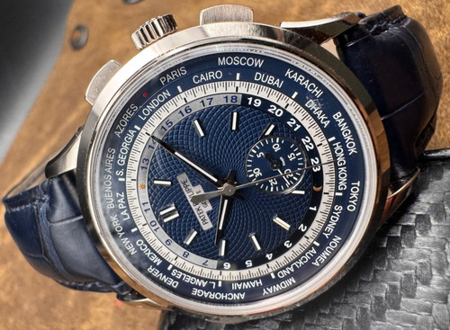 Patek Philippe 5930G-001 World Time 5930G Chronograph 18k Whit...