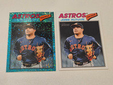 Jose Altuve '26 Heritage Lot (2)- #11- Aqua Sparkle & Base- Houston Astros