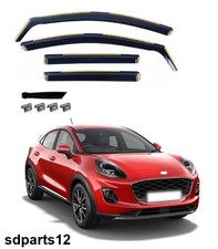 Windabweiser Fumé Für Ford Puma Ab 2020, PMMA 4Pcs, Mit Montagematerial