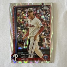 Topps 2025 Chrome Update Series Mick Abel Rayeave Rookie Debut Phillies #USC87