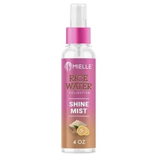 Mielle Rice Water Shine Mist 4 Oz, Infused With Coconut Oil, For Textured Hair