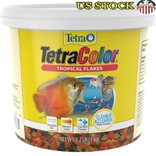 Tropical Fish Flakes Nutritional Formula Protein Antioxidants Daily Feeding Care