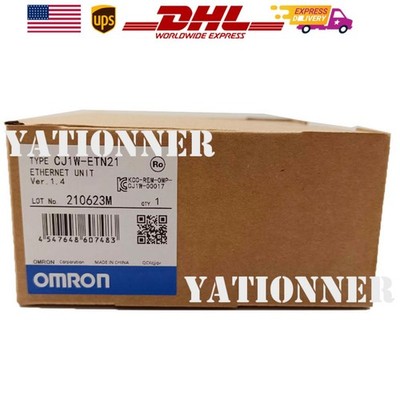 Omron CJ1W-ETN21 CJ1WETN21 ETHERNET UNIT PROGRAMMABLE CONTROLLER New