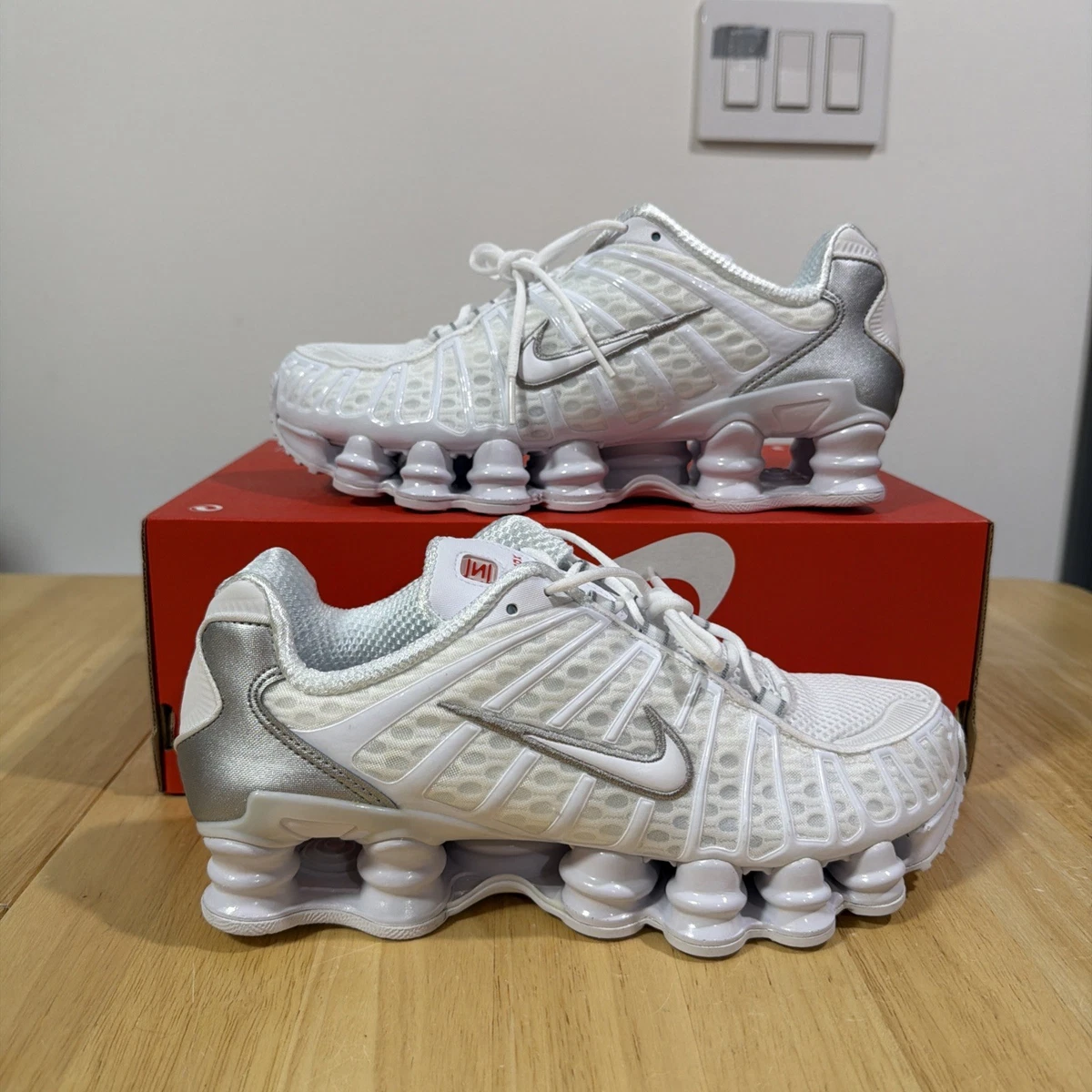 25+ Nike Shox Silver Athletic Shoes for Women for sale | Updated