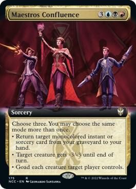 Maestros Confluence (Extended Art) R Commander: Streets of New Capenna #175 NM