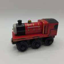 Thomas  Friends Wooden Railway Lights  Sounds James Engine Red Train 2000s