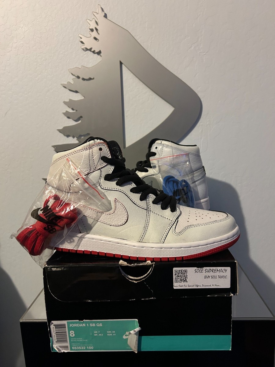 Nike Air Jordan 1 I SB Lance Mountain White DS NEW Size 8