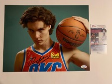Josh Giddey OKLAHOMA CITY THUNDER STAR SIGNED 11x14 PHOTO JSA Authentic